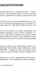 Leçons de Jazz | Les grands batteurs jazz par Ton Ton Salut